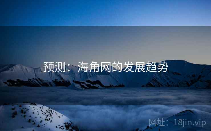 预测：海角网的发展趋势