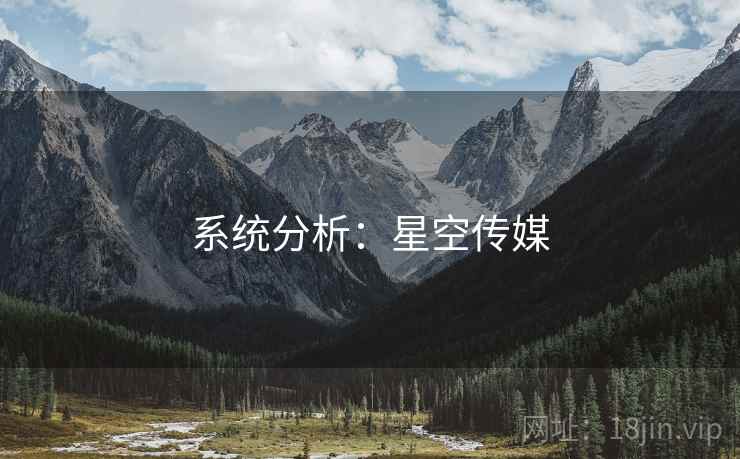 系统分析：星空传媒