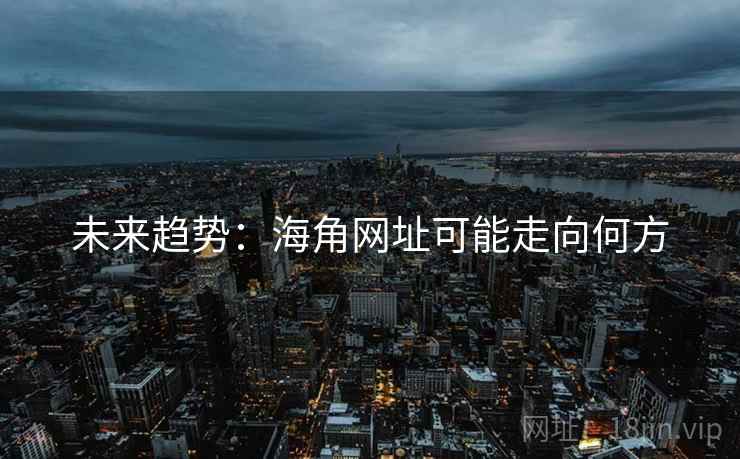 未来趋势：海角网址可能走向何方