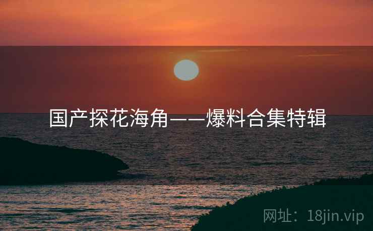 国产探花海角——爆料合集特辑
