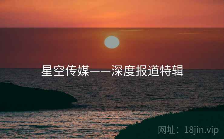 星空传媒——深度报道特辑