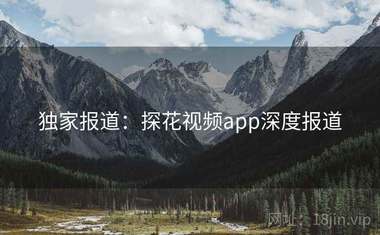独家报道：探花视频app深度报道