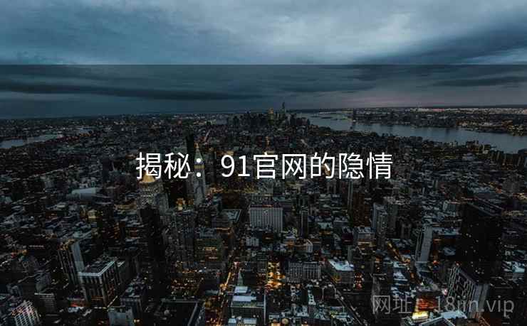 揭秘：91官网的隐情