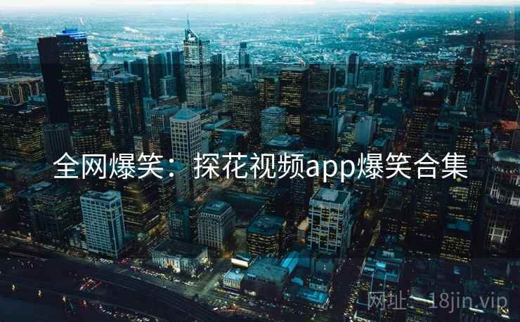 全网爆笑：探花视频app爆笑合集